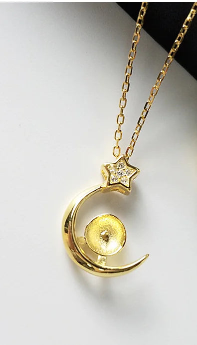 Silver Necklace with Natural Pearl Pendant Wholesale