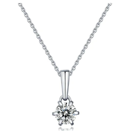Rotating Bear with Eternal Rose & 925 Silver Necklace
